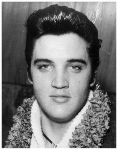 Elvis with lei 1